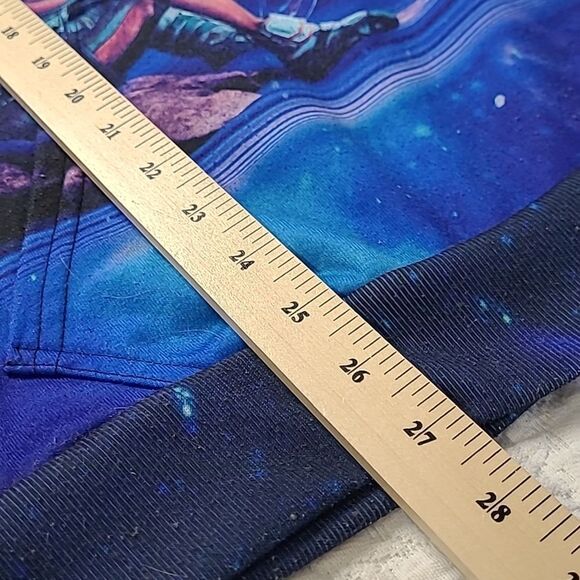 colorful imaginary M space galaxy hoodie sweatshirt - Picture 6 of 9